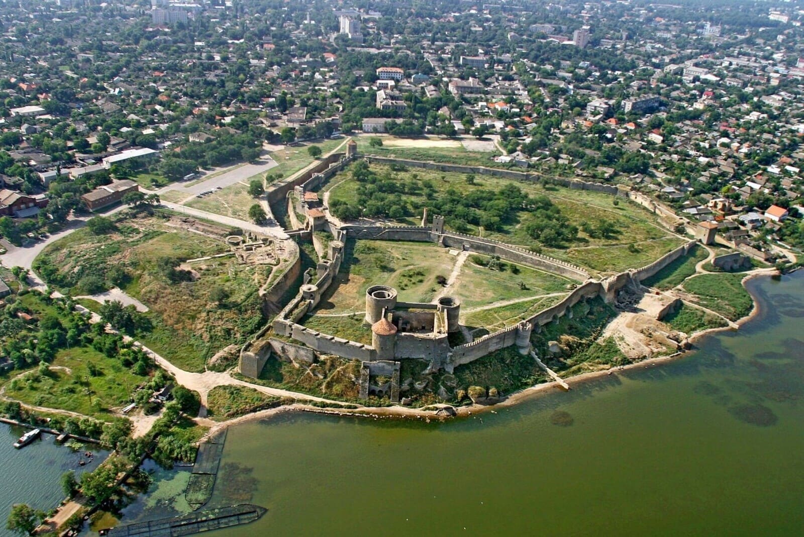 Панорама крепости Аккерман с высоты