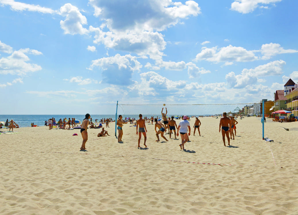 Пляжный волейбол в Затоке
