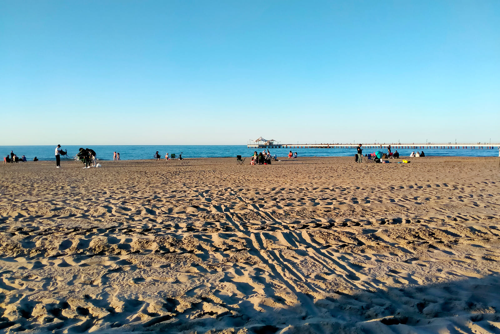 Песчаный пляж в Самсуне